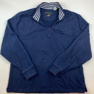 Orvis Large L Men’s Half Zip Pullover Sweatshirt